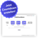 Create a new countdown now.